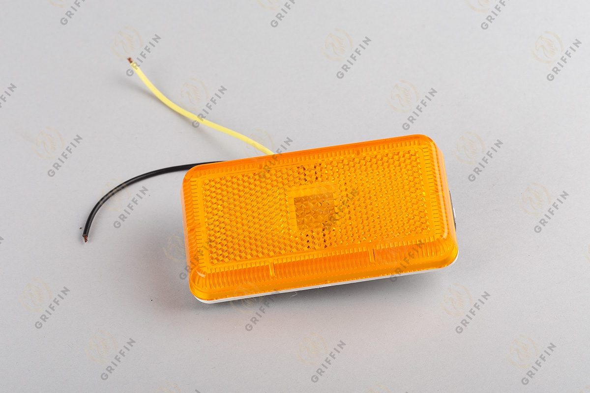 GK121567 Боковой габаритный фонарь светодиодный с проводом(Оранжевый)