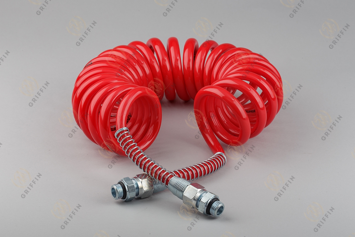 BK8509010 Воздушный спиральный шланг M16 L=4500мм (Красный)