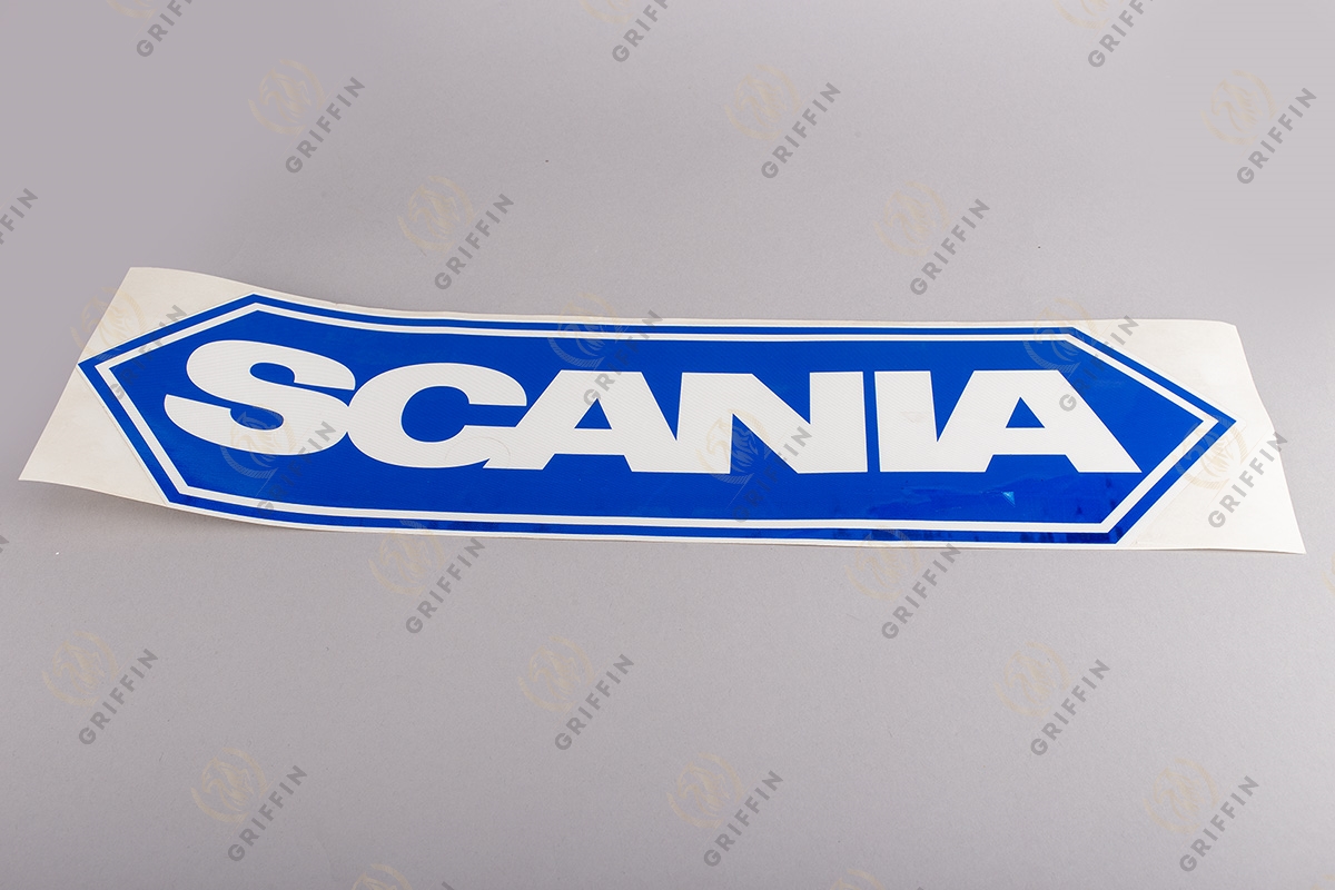 14924 Наклейка "Scania" светоотражающая синяя