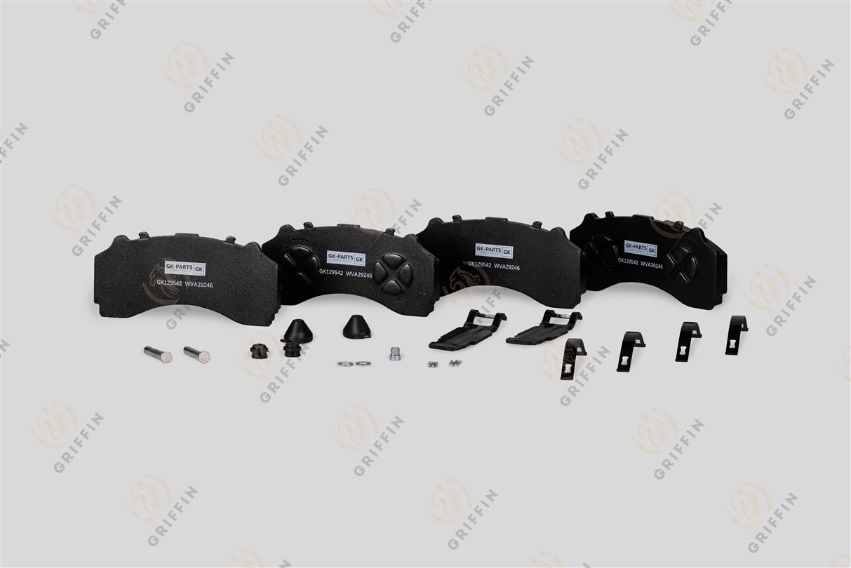 Колодки тормозные WVA 29246/29247 244.6*113.7*30/35 Knorr SM7 (с установочным комплектом)