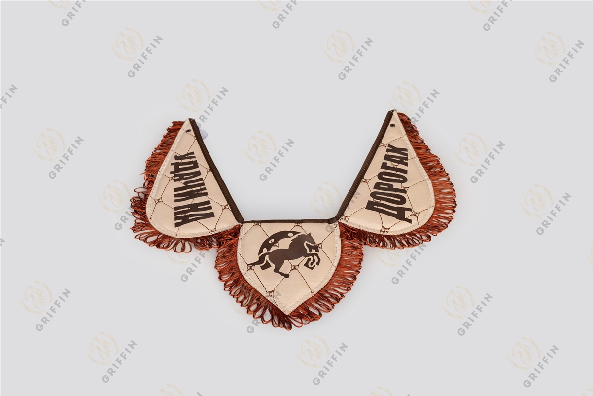 30220 Вымпел тройной SCANIA эко-кожа бежевый