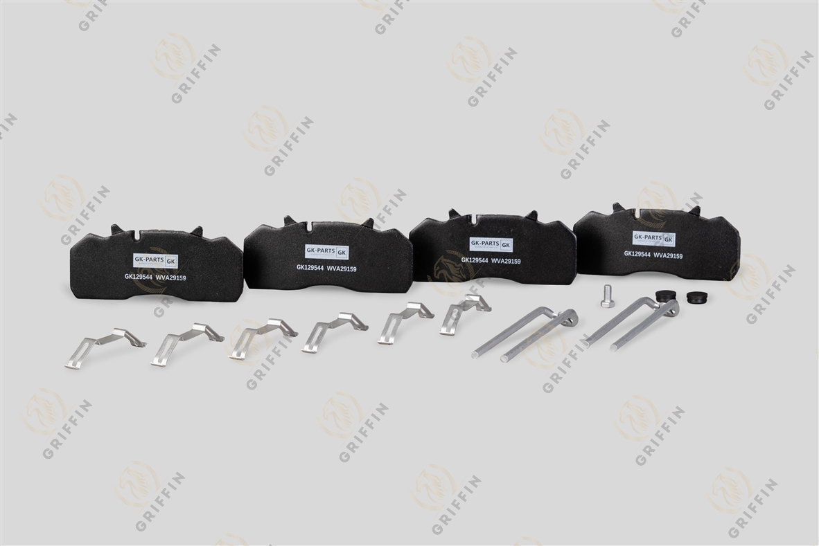GK129544 Колодки тормозные WVA 29159/29313 210.6*92.4*30 Wabco Pan-19-1 (с установочным комплектом)