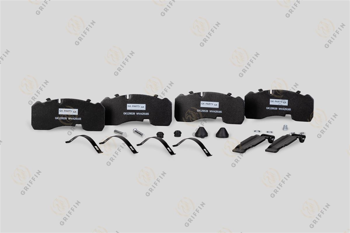 GK129539 Колодки тормозные WVA 29165 210.8*92.5*30 Knorr SB/SN6 (с установочным комплектом)