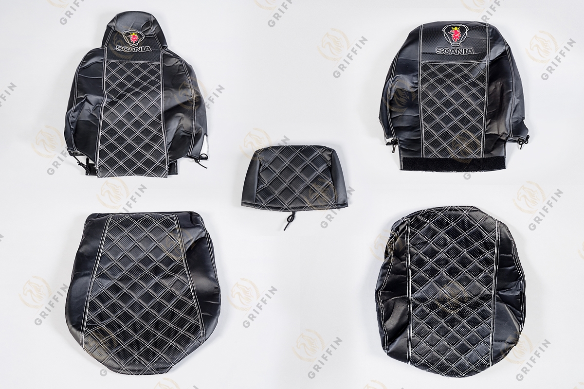 21516 Чехлы на сиденье  премиум 6 серия экокожа черная