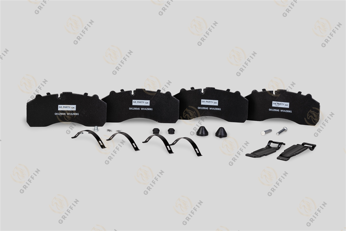 GK129545 Колодки тормозные WVA 29061/29087/29179 247.5*109.5*30 Knor SB700/SB7/SN (с установочным комплектом)
