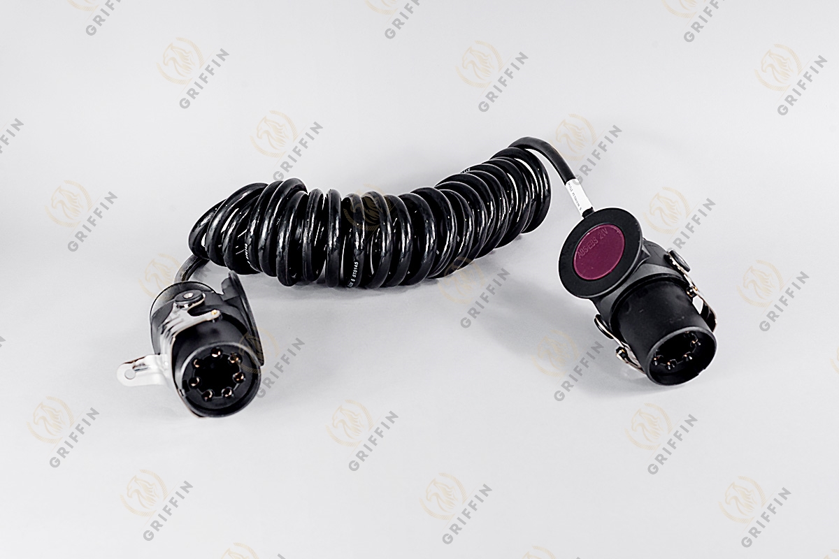 88-01602-SX Спиральный кабель ABS прицепа 7 pin 24V L=4000мм