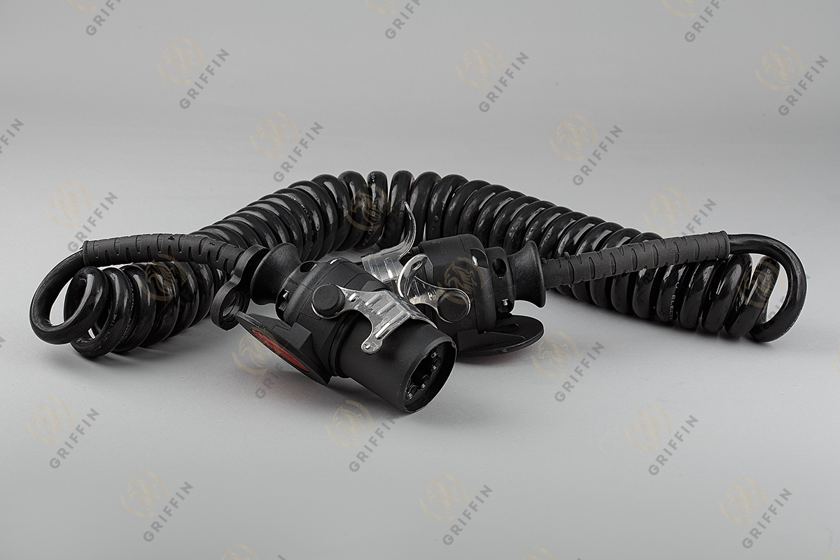 2.25413 Спиральный кабель ABS прицепа 7 pin 24V L=4000мм